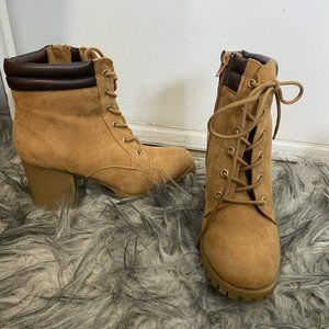 Brown booties